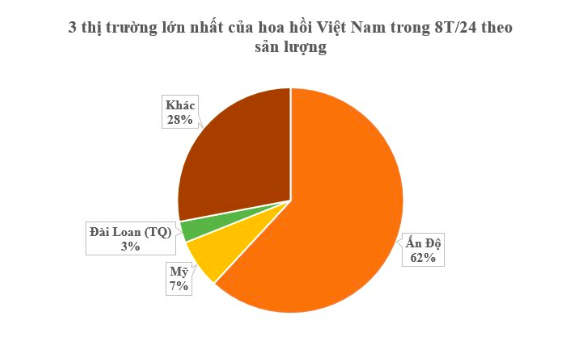 Loại cây lấy hoa cực hiếm trên thế giới nhưng Việt Nam sở hữu hàng chục nghìn ha: Thu về gần 50 triệu USD kể từ đầu năm, sản lượng đứng thứ 2 thế giới