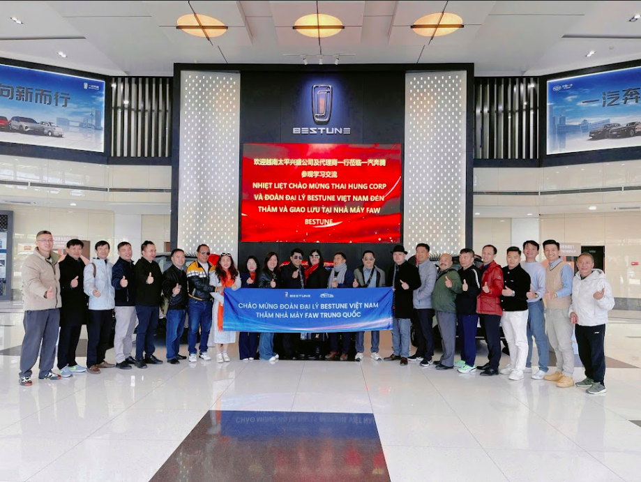 Đoàn đại lý Bestune Việt Nam thăm và làm việc tại trụ sở FAW Trung Quốc